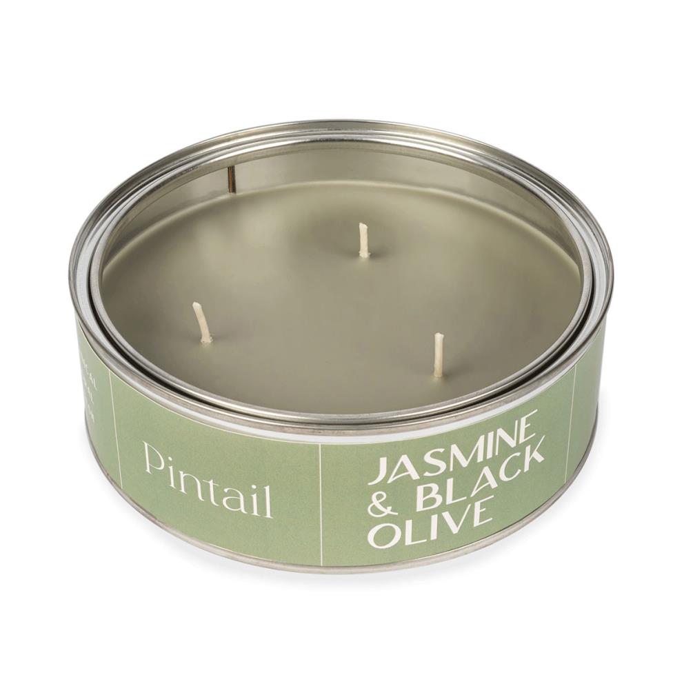 Pintail Candles Jasmine & Black Olive Triple Wick Tin Candle Extra Image 2